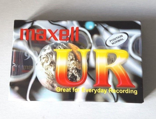 MAXELL UR 90 Single Blank Cassette Tape IEC I Type Normal Position - SEALED NEW