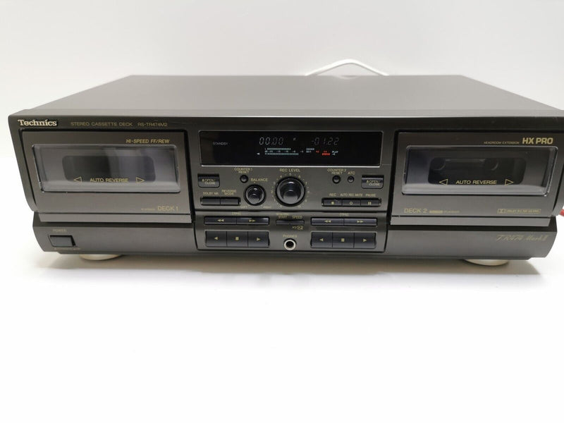 TECHNICS RS-TR474M2 Double Cassette Deck * Serviced 1 Year Warranty *
