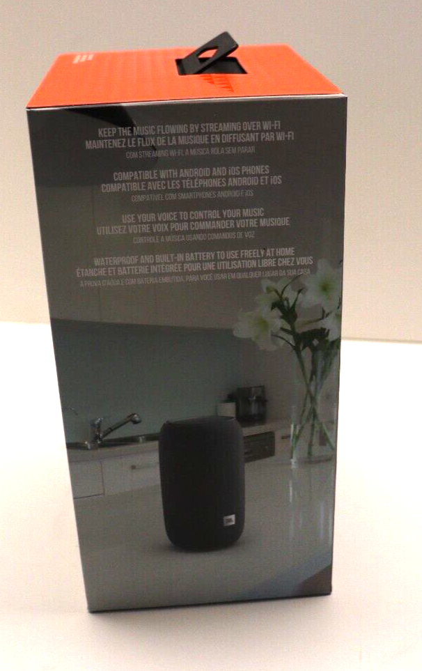 JBL Link Portable Speaker - Voice Activated Smart Speaker - New open box