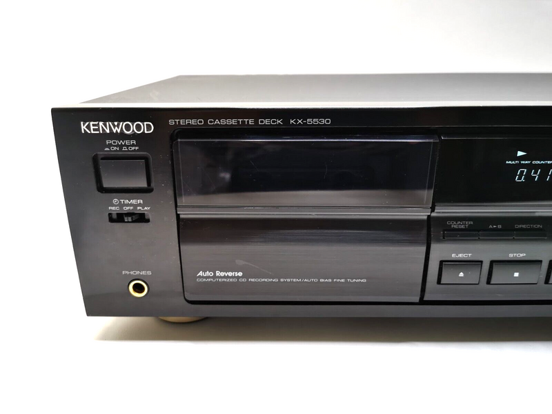 KENWOOD KX-5530 Auto Reverse Cassette Tape Deck **SERVICED 1 YEAR WARRANTY**