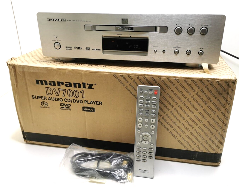 MARANTZ DV7001 SACD CD DVD Player & Remote Boxed * Serviced 1 Year Warranty *