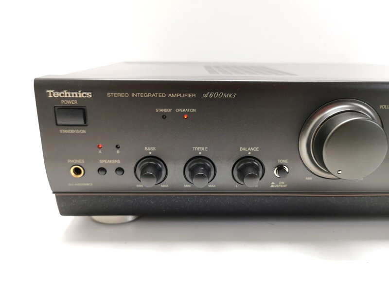 TECHNICS SU-A600M3 Stereo Integrated Amplifier  - Serviced 1 Year Warranty