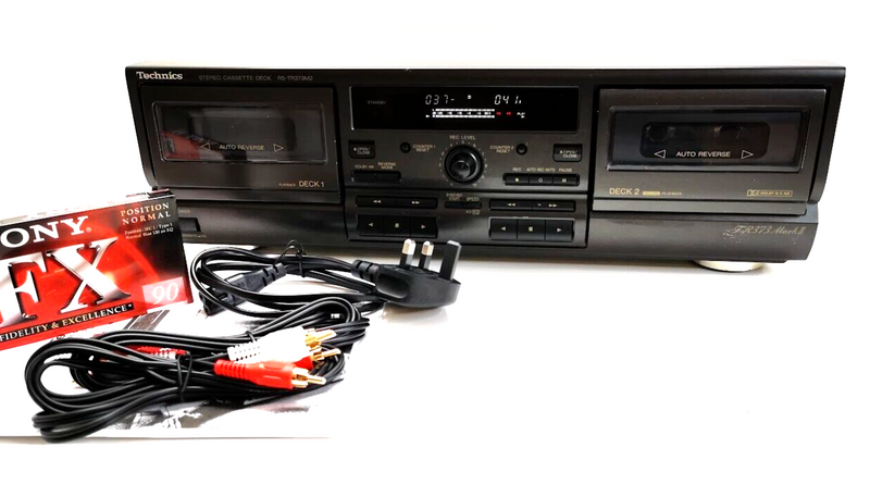 TECHNICS RS-TR373M2 Double Cassette Deck * Serviced 1 Year Warranty *
