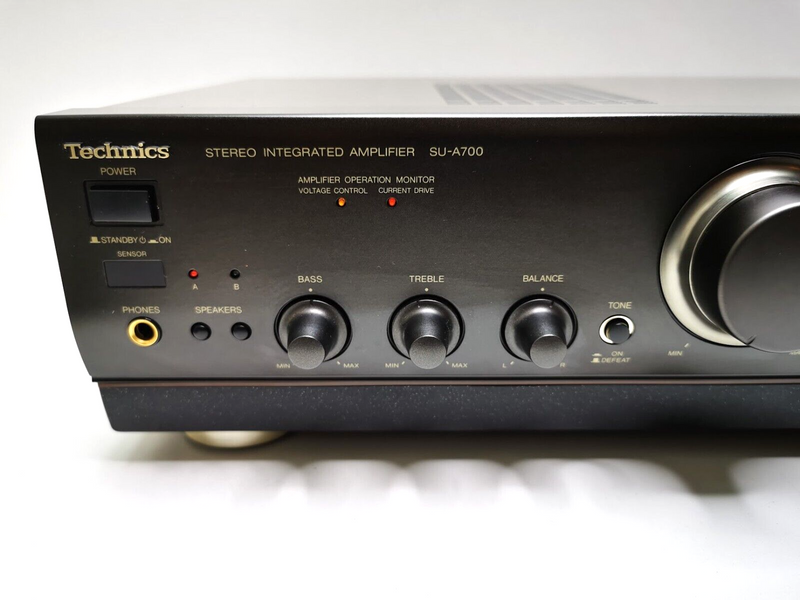 TECHNICS SU-A700 Stereo Integrated Amplifier & Rem  - Serviced 1 Year Warranty