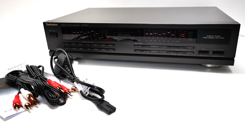 TECHNICS SH-GE70 Graphic Equalizer EQ Processor - PSU RECAP & SERVICED