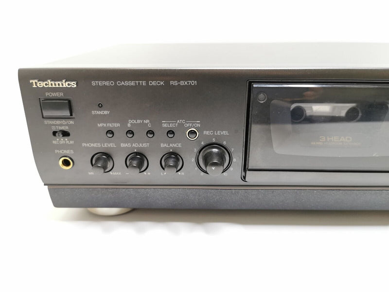 TECHNICS RS-BX701 3 HEAD Stereo Cassette Deck - Serviced & Warranty
