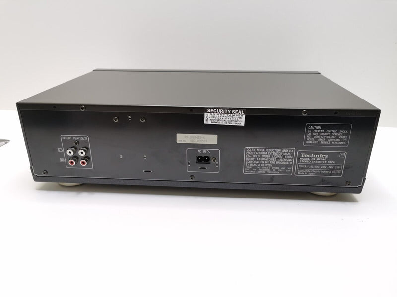 TECHNICS RS-BX646 3 HEAD Stereo Cassette Tape Deck BOXED - Serviced & Warranty