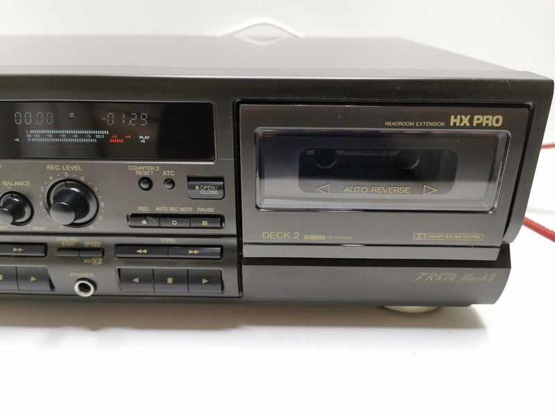 TECHNICS RS-TR474M2 Double Cassette Deck * Serviced 1 Year Warranty *