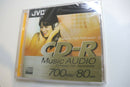 JVC CD-R CD-RA80DE 80min Music Audio Blank Recordable Disc CDR - NEW & SEALED