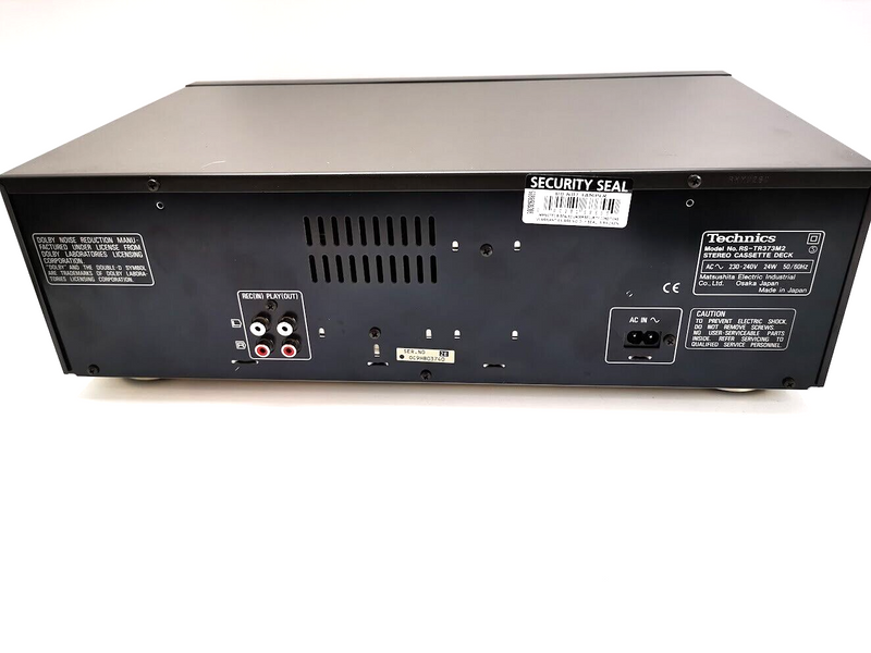 TECHNICS RS-TR373M2 Double Cassette Deck * Serviced 1 Year Warranty *