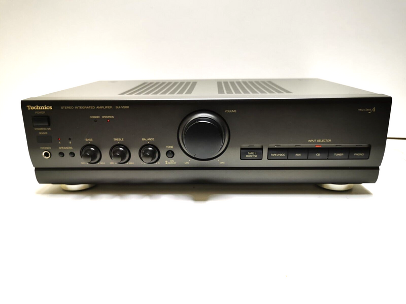 TECHNICS SU-V500 Stereo Integrated Amplifier & Rem - Serviced 1 Year Warranty