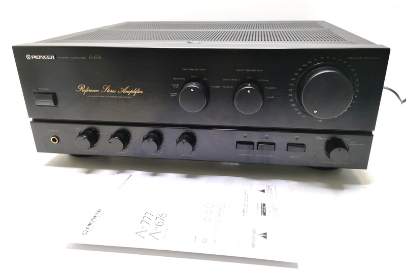 Pioneer A-676 Reference Stereo Integrated Amplifier * Serviced 1 Year Warranty