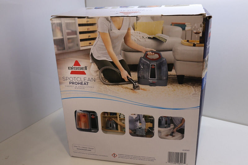 BISSELL SPOTCLEAN PROHEAT Carpet & Upholstery Cleaner Vacuum & Wash 36981