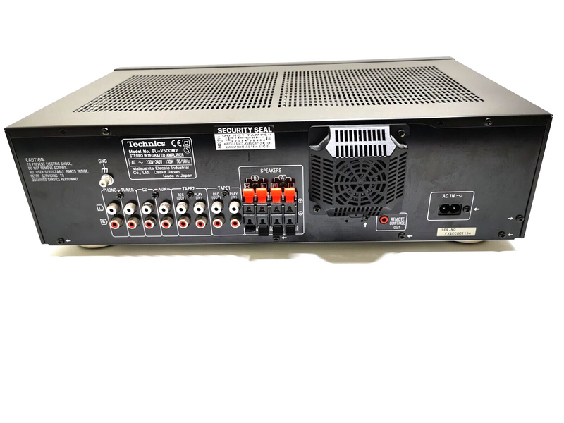 TECHNICS SU-V500M2 Stereo Integrated Amplifier & Rem - Serviced 1 Year Warranty