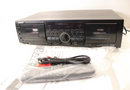 TEAC W-865R Twin Recording Cassette Tape Deck  REMOTE Control & MANUAL