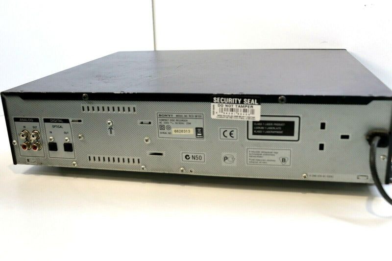 SONY RCD-W100 Combination twin deck CD Player & CD Recorder in BLACK - Serviced