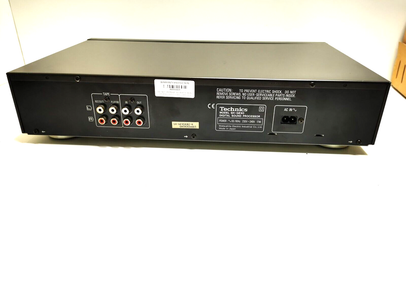 TECHNICS SH-GE90 Graphic Equalizer EQ Processor - Serviced & 1 YR Warranty BOXED