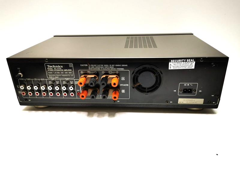 TECHNICS SU-A700 Stereo Integrated Amplifier & Rem  - Serviced 1 Year Warranty