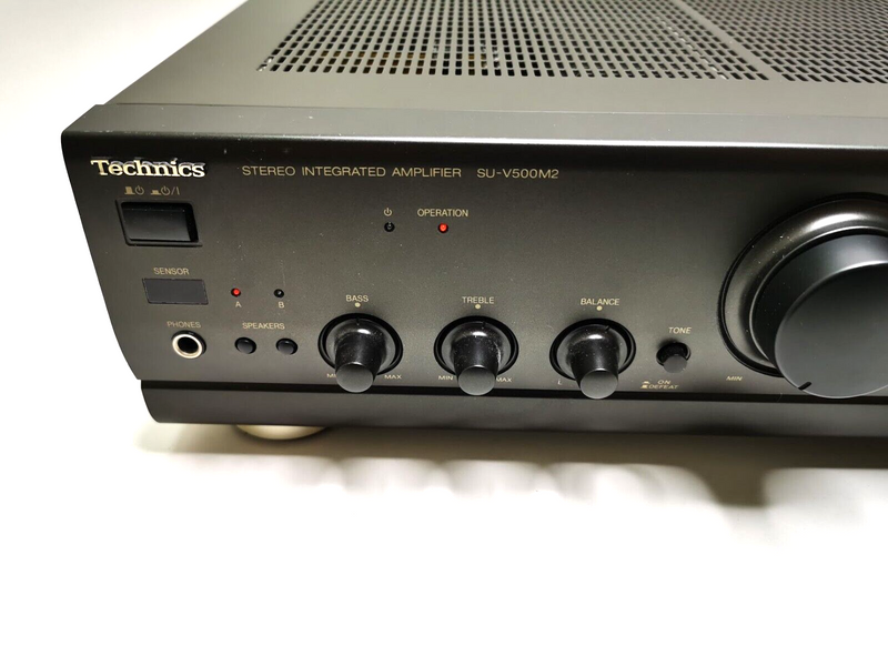 TECHNICS SU-V500M2 Stereo Integrated Amplifier & Rem - Serviced 1 Year Warranty