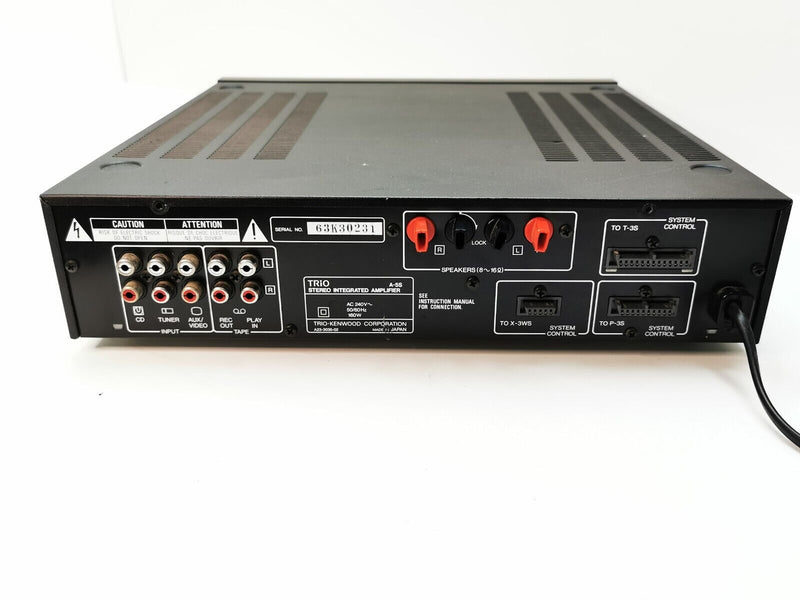 TRIO KENWOOD A-5S Integrated Stereo Amplifier 30 watts with 3 band EQ
