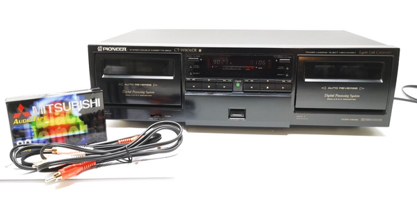 PIONEER CT-W806DR Stereo Cassette Deck with DAC in* Serviced + 1 Year Warranty *