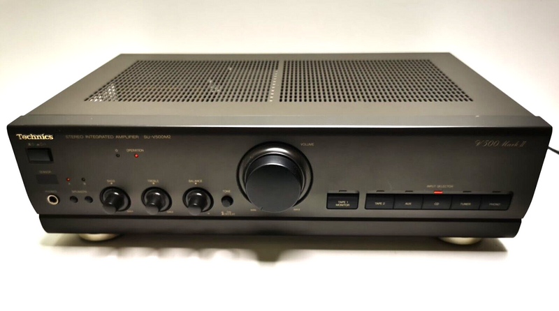 TECHNICS SU-V500M2 Stereo Integrated Amplifier & Rem - Serviced 1 Year Warranty