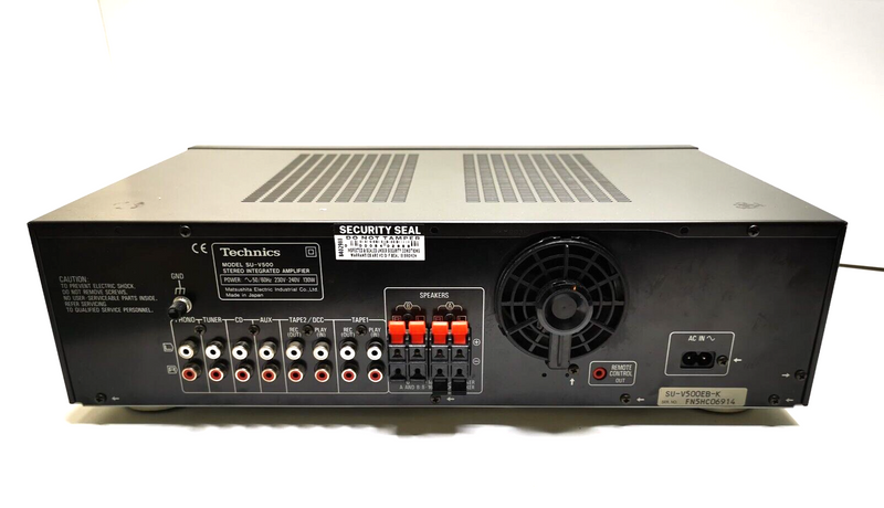 TECHNICS SU-V500 Stereo Integrated Amplifier & Rem - Serviced 1 Year Warranty