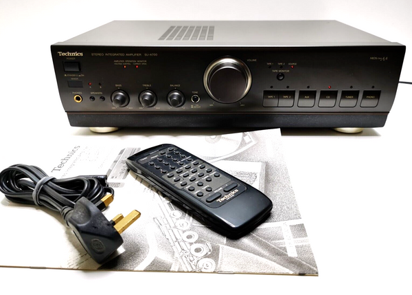 TECHNICS SU-A700 Stereo Integrated Amplifier & Rem  - Serviced 1 Year Warranty