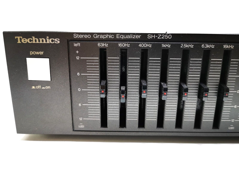 TECHNICS SH-Z250 Graphic Equalizer EQ Processor - Serviced & 1 Year Warranty