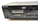 SONY TC-WE725 Twin Cassette Tape Deck in SILVER **SERVICED 1 Year Warranty**