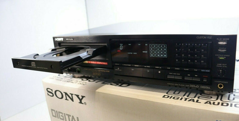 SONY CDP-337ESD ES RANGE AUDIOPHILE CD Player BOXED MINT CONDITION!