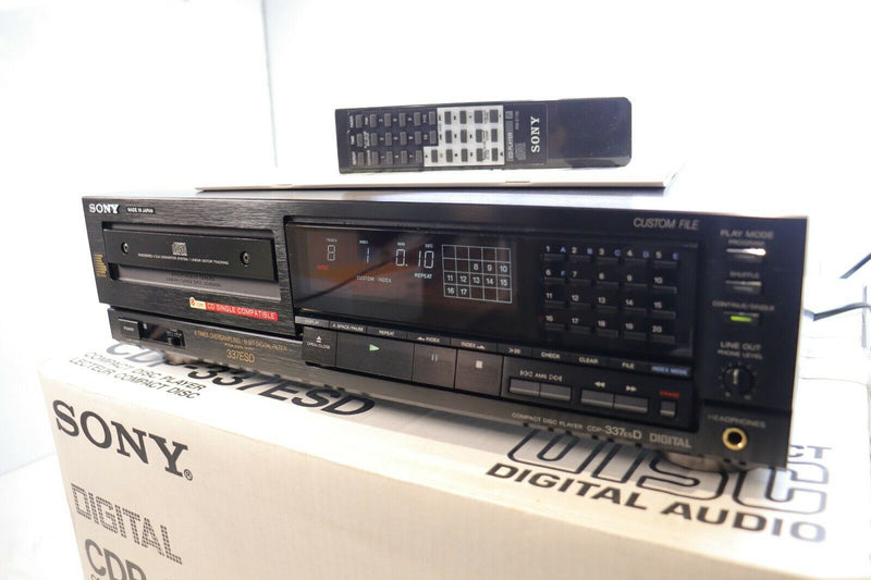 SONY CDP-337ESD ES RANGE AUDIOPHILE CD Player BOXED MINT CONDITION!