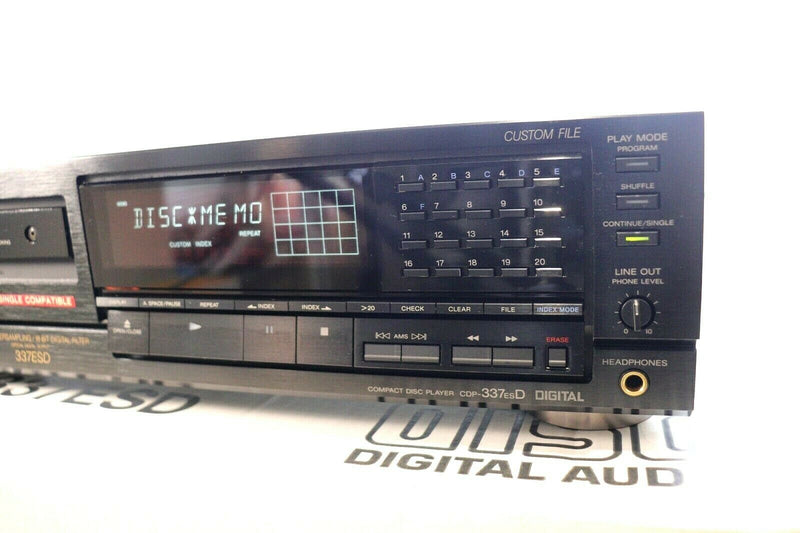 SONY CDP-337ESD ES RANGE AUDIOPHILE CD Player BOXED MINT CONDITION!
